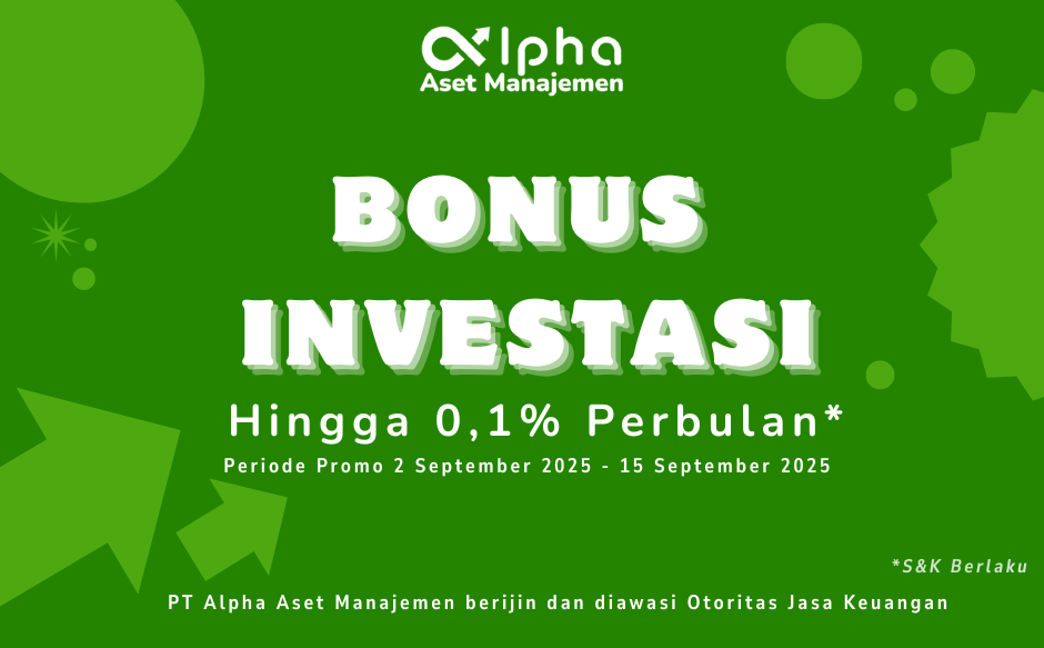 Promo September 2025: Dapatkan Bonus Investasi Hingga 0,1% Perbulan